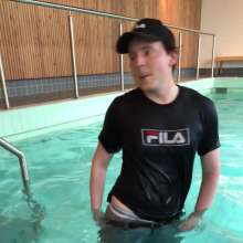 vstyle83: G-star Raw Jeans in a Pool + Cumshot