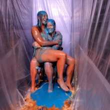 Darla DeVour: Messy Darla and Xia Play Messy Balloon Game Live on Chaturbate this Monday!
