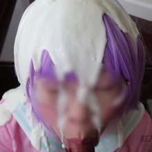 yume nizino: Japanese Girl Bukkake Chocolate Milke Oil.full