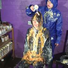 DungeonMasterOne: Kinky Sexy Lesbian Rainwear Mess Test
