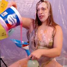 Darla DeVour: Messy Darla Wheel of Messy Fortune Live on Cam 4/17/20