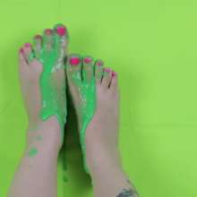 lovingmessy4you: My Gunged Feet