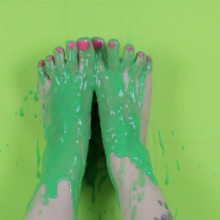 lovingmessy4you: My Gunged Feet