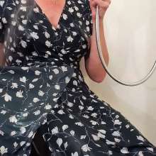 MadelineOasis: A Beautiful Retro Wrap Dress and Lingerie