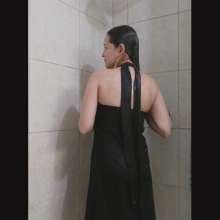 MadelineOasis: Lolita Showers in Her Little Black Dress