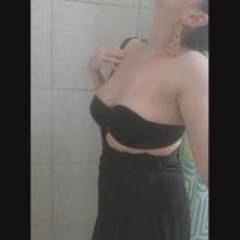 MadelineOasis: Lolita Showers in Her Little Black Dress