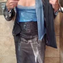 MadelineOasis: Washing Shaving Cream From a Nice Business Suit