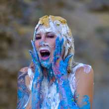 messyhot: Sober K Gets Messy for Her Very First Time