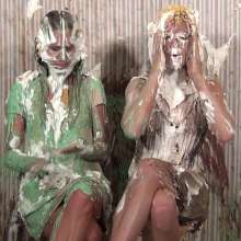 Anglefan: Two beautiful blondes getting messy together