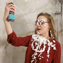 Sleazoid44: Shaving Cream Surprise