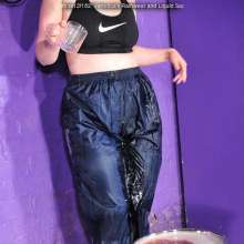 DungeonMasterOne: Veronica in rainwear and liquid soap!