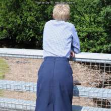DungeonMasterOne: Wet Skirt Uniform: Susie soaks in an upland stream!