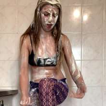 Top Messy Girls: Creamy Pies Mesh Tights