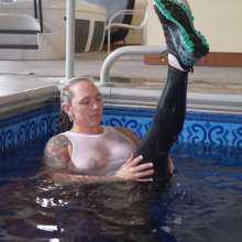 DMarieAllWet: Diving Right In After A Sweaty Workout Sure Feels Great!