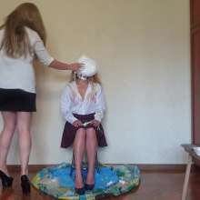 Top Messy Girls: Episode 1.  Teacher Student Raw Eggs.