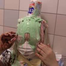 yume nizino: Food Bukkake on the Maid Chocolate Condensed Milk Yogurt