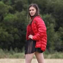 FOXY: Stellis in mud with down jacket