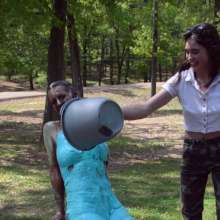 FunFilled Photography: Gabrielle's Back!  Her Pie and Slime Trivia Challenge!