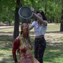 FunFilled Photography: Gabrielle's Back!  Her Pie and Slime Trivia Challenge!
