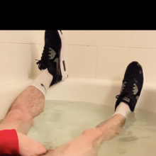 DressedforMess: Wet Nike Bath