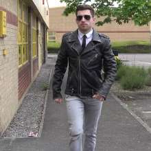 WamtasticUK: James Leather Jacket Food and Gunge Mess