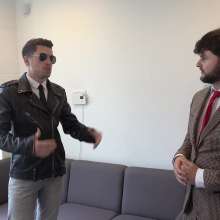 WamtasticUK: James Leather Jacket Food and Gunge Mess