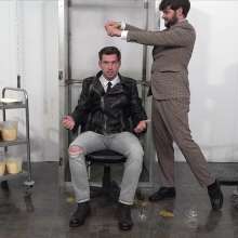 WamtasticUK: James Leather Jacket Food and Gunge Mess