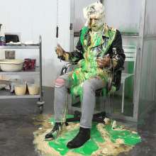 WamtasticUK: James Leather Jacket Food and Gunge Mess