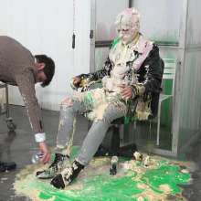 WamtasticUK: James Leather Jacket Food and Gunge Mess