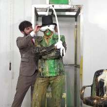 WamtasticUK: James Leather Jacket Food and Gunge Mess