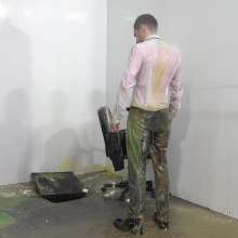 WamtasticUK: James Leather Jacket Food and Gunge Mess