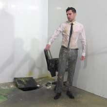 WamtasticUK: James Leather Jacket Food and Gunge Mess