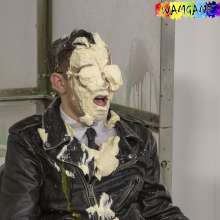 WamtasticUK: James Leather Jacket Food and Gunge Mess