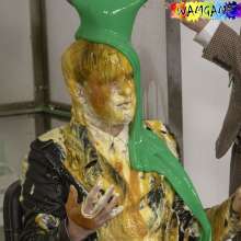 WamtasticUK: James Leather Jacket Food and Gunge Mess
