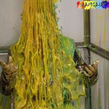 WamtasticUK: James Leather Jacket Food and Gunge Mess