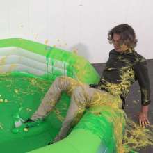 WamtasticUK: Jayden Dunking for Ducks in Gunge Pool