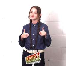 LiquidX: Janey rides The Human Carwash in Double Denim