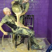 DungeonMasterOne: Kitty Kodena Vs Nurse Wendy, fully-clothed messy mayhem!