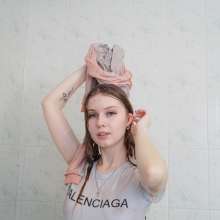 Wet Live Team: Nastya Nipples Were Enlightened Through, White Wet T-shirt