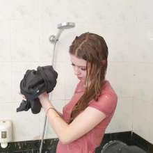 Wet Live Team: Nastya's Clothes and Hair Shone from Getting Wet!