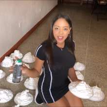 RevSlymsford: Nathalie's Pie Punishment: a 45 Pie Non-Stop Barrage
