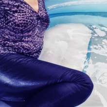 MadelineOasis: Jeans and Tight Top in a Pool with No Bra