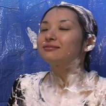 Alumi: Pie Princess Mai--barefoot, gooey and sloppy as hell in Pie Lottery