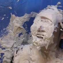 Alumi: Pie Princess Mai--barefoot, gooey and sloppy as hell in Pie Lottery