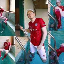 vstyle83: Pool Time in Adidas Soccer Gear
