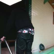 vstyle83: Pool Time in Baggy Jeans and Nike AF1 Sneakers