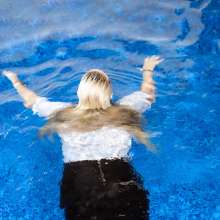 DMarieAllWet: Pushed Into the Pool During an Unexpected Water Fight