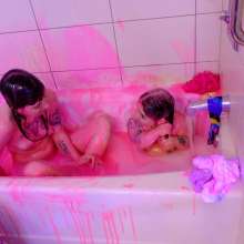 messyhot: Sassee Cassee Gets Slimy with Larzstord