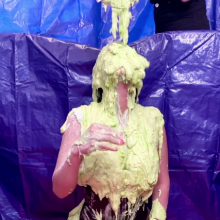 Slimed Models: Minerva Takes the Biggest Slimed Models Slime Ever: 25 Boxes of Cake Batter