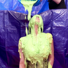 Slimed Models: Minerva Takes the Biggest Slimed Models Slime Ever: 25 Boxes of Cake Batter